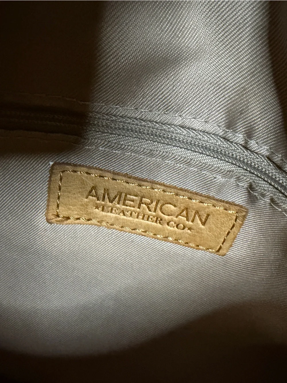 American Leather Co Tan Leather Backpack